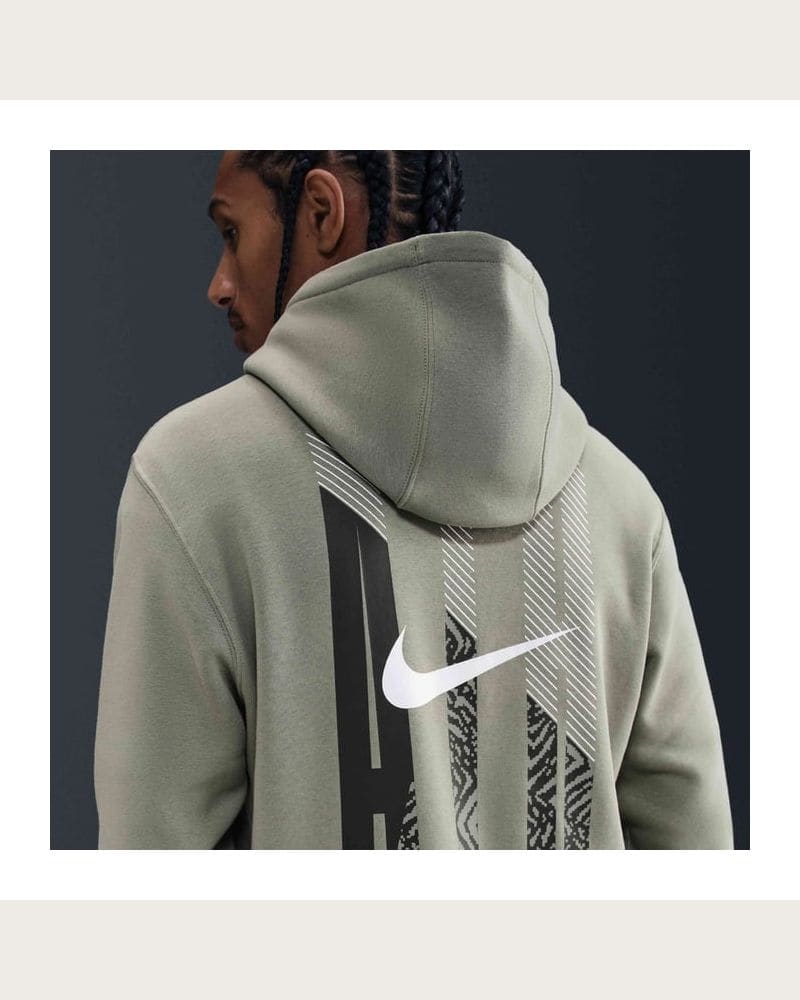 Pánska mikina s kapucňou NIKE M NK AIR PO HOODIE LIGHT ARMY – fotka 8