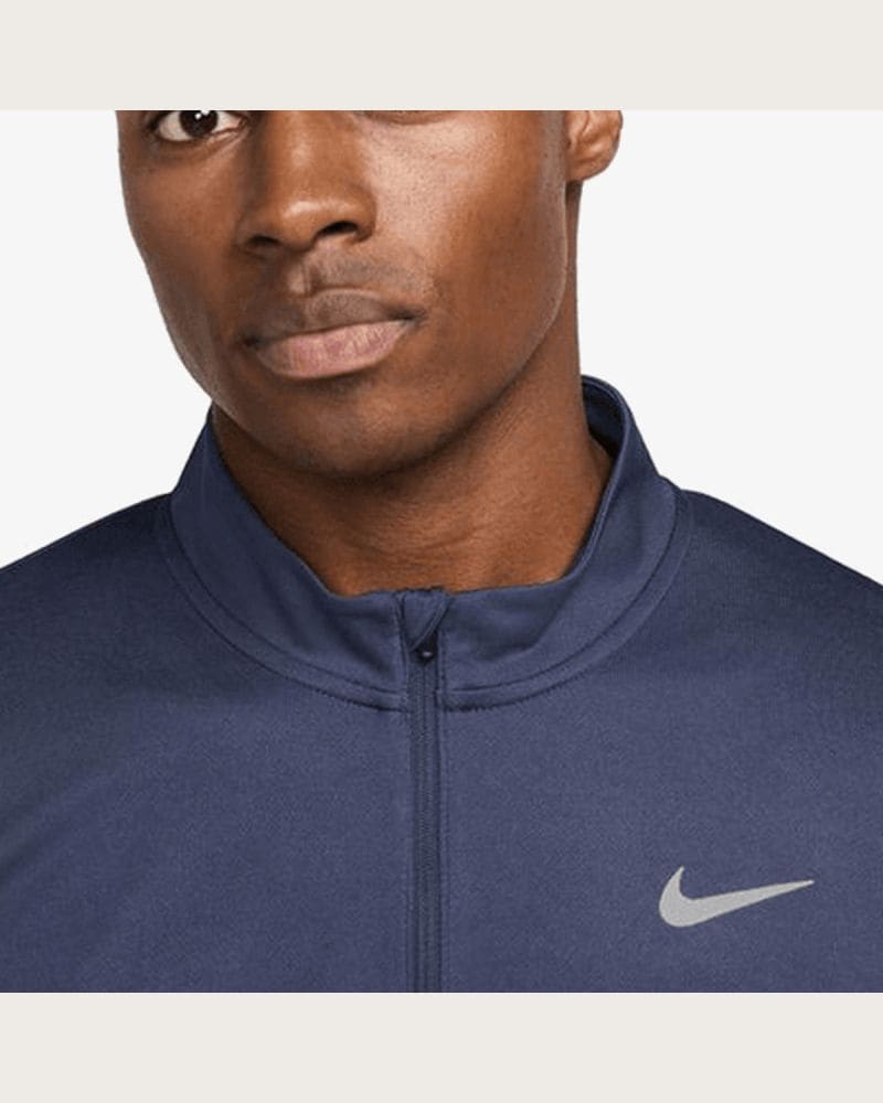 Pánska bežecká mikina s 1 2 zipsom NIKE M NK DF PACER TOP HZ THUNDER BLUE REFLECTIVE SILV – fotka 4