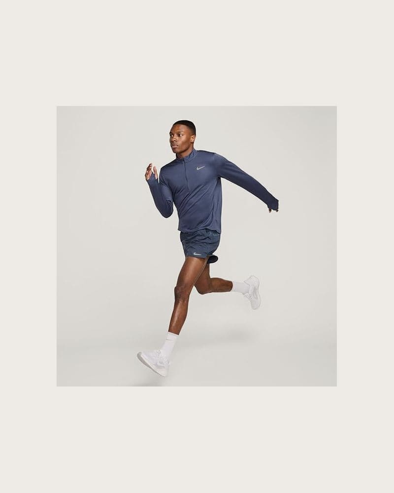 Pánska bežecká mikina s 1 2 zipsom NIKE M NK DF PACER TOP HZ THUNDER BLUE REFLECTIVE SILV – fotka 6