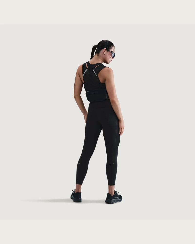 Dámske kompresné legíny NIKE W NK DF TEMPO HR 7 8 TGT SWHBR BLACK REFLECTIVE SILV WHITE – fotka 3