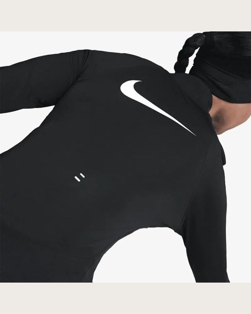 Dámska bežecká mikina s 1 2 zipsom NIKE W NK TEMPO SWSH HBR DF HZ TOP BLACK WHITE – fotka 8
