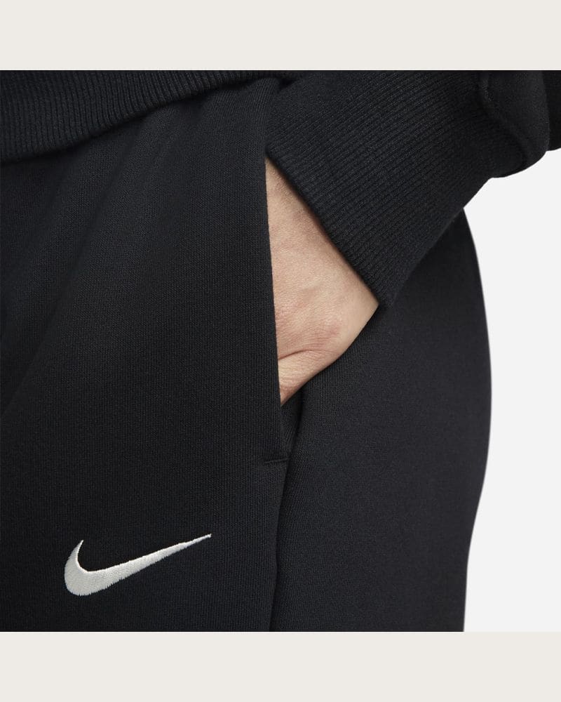 Dámska mikina s 1 2 zipsom NIKE W NSW PHNX FLC QZ CROP BLACK SAIL – fotka 6