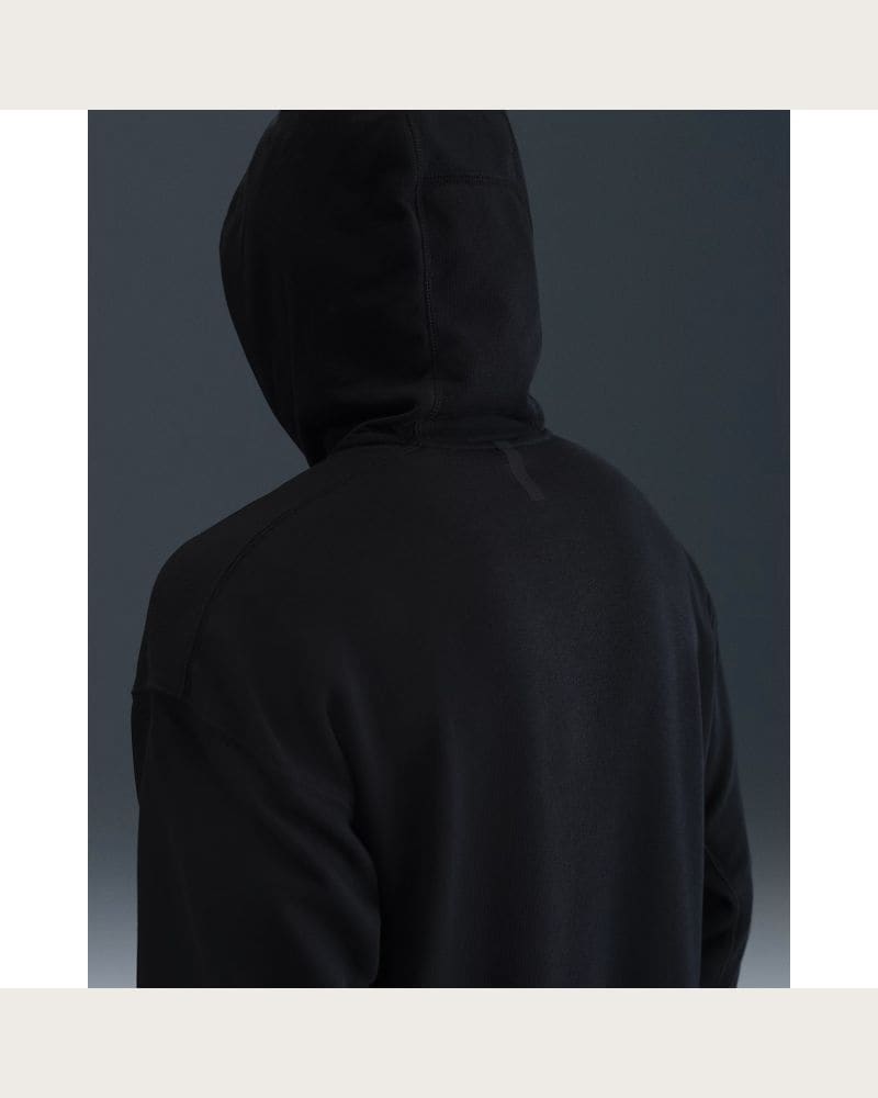 Pánska tréningová mikina s kapucňou NIKE PRO M NP DF NPT MIDLAYER HOODIE BLACK WHITE – fotka 4