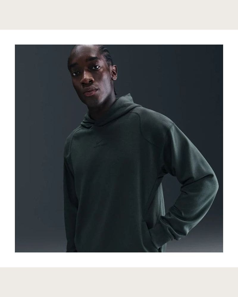 Pánska tréningová mikina s kapucňou NIKE PRO M NP DF NPT MIDLAYER HOODIE SEAWEED BLACK – fotka 2
