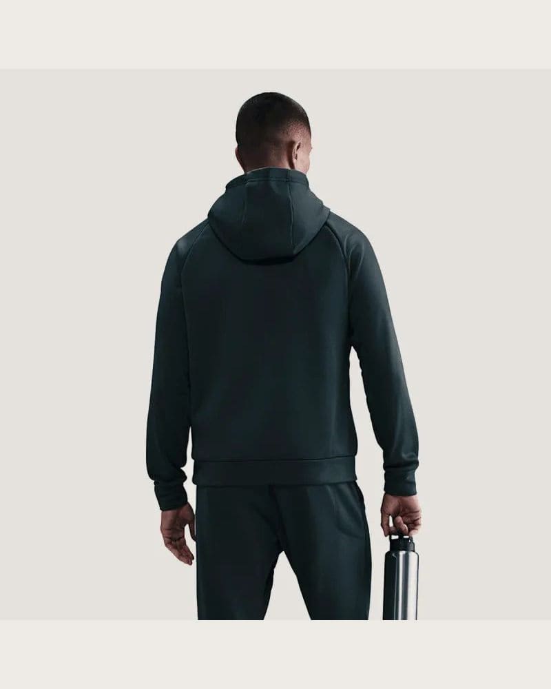 Pánska zateplená tréningová mikina s kapucňou NIKE M NK TF FLEECE PO HD GFX SEAWEED – fotka 3
