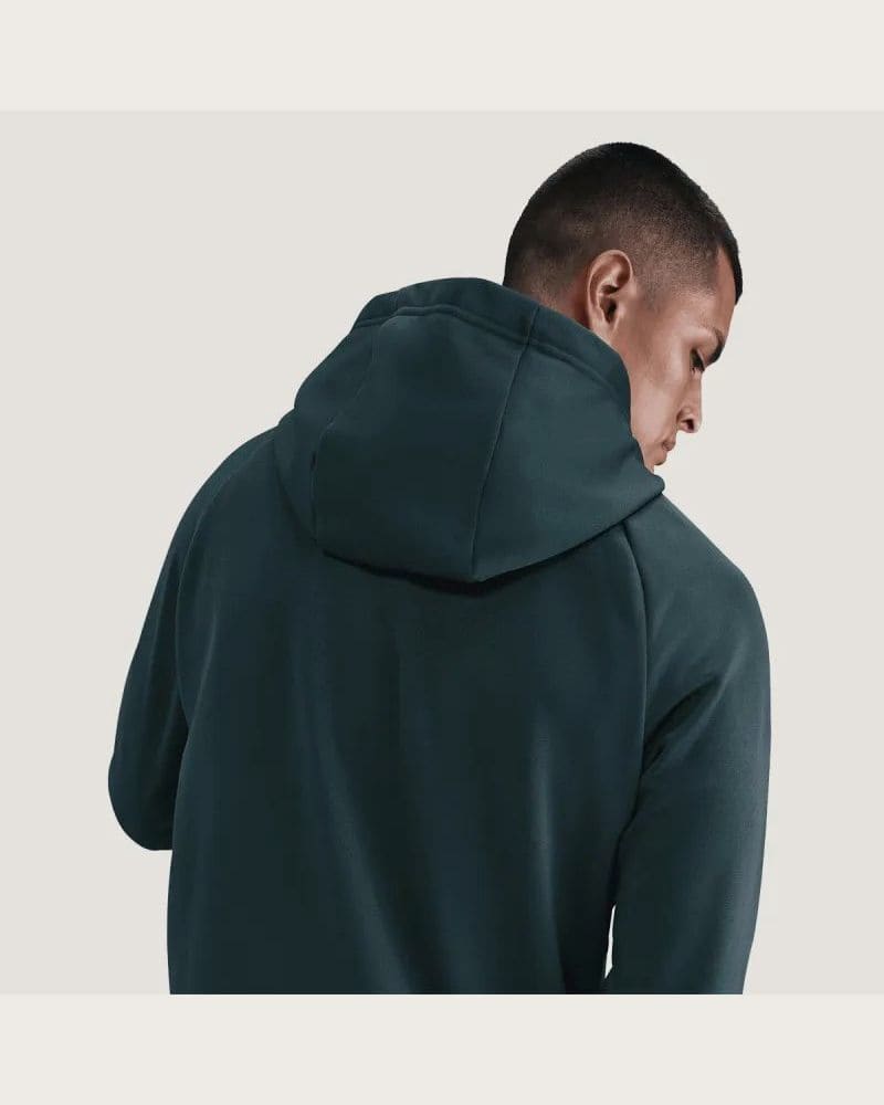 Pánska zateplená tréningová mikina s kapucňou NIKE M NK TF FLEECE PO HD GFX SEAWEED – fotka 6