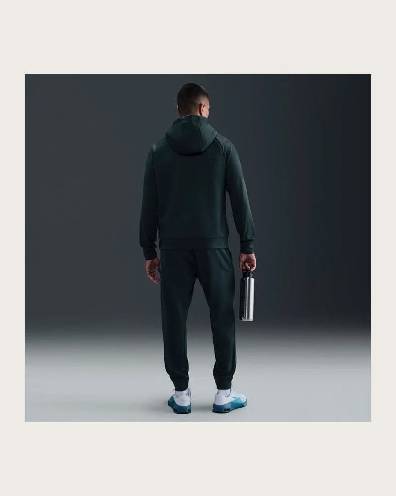 Pánska zateplená tréningová mikina s kapucňou NIKE M NK TF FLEECE PO HD GFX SEAWEED – fotka 8