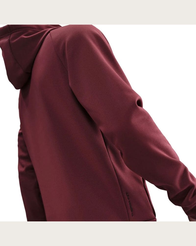 Pánska zateplená tréningová mikina s kapucňou NIKE M NK TF FLEECE PO HD GFX DARK TEAM RED – fotka 6
