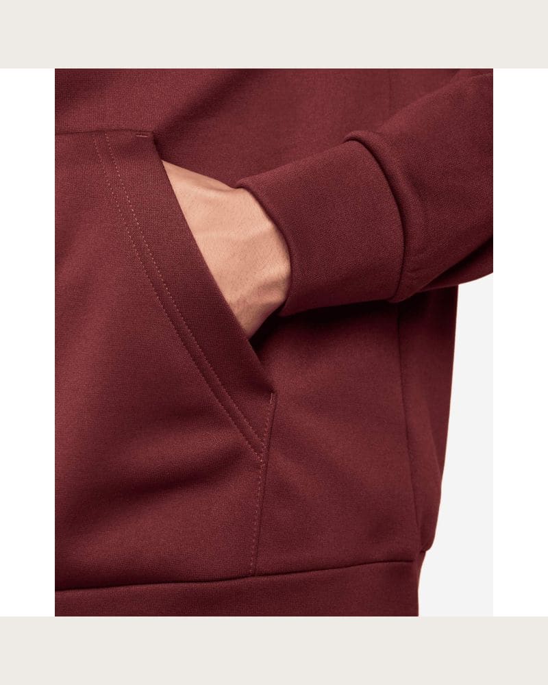 Pánska zateplená tréningová mikina s kapucňou NIKE M NK TF FLEECE PO HD GFX DARK TEAM RED – fotka 7
