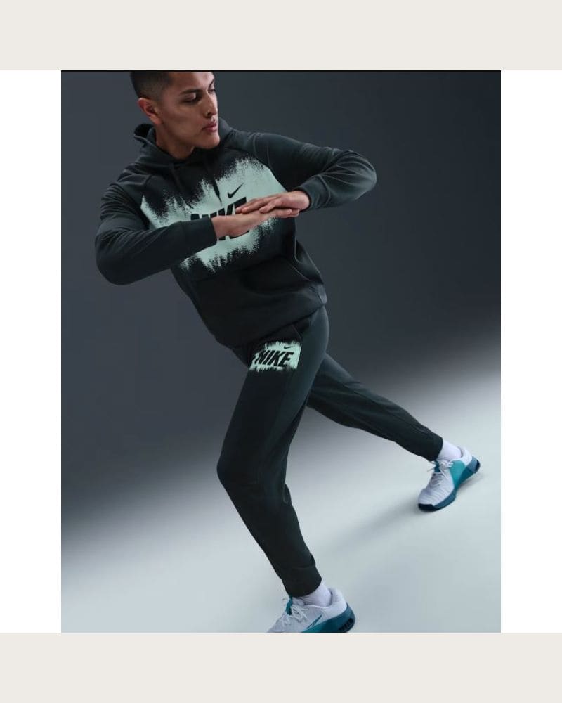Pánske tepláky NIKE M NK TF FLEECE JOGGER GFX SEAWEED – fotka 4