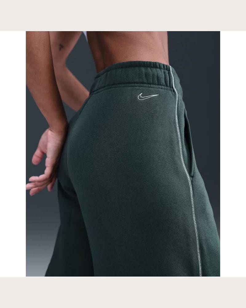 Dámske tepláky NIKE W NSW PHNX FLC LOGO WIDE LEG SEAWEED – fotka 5