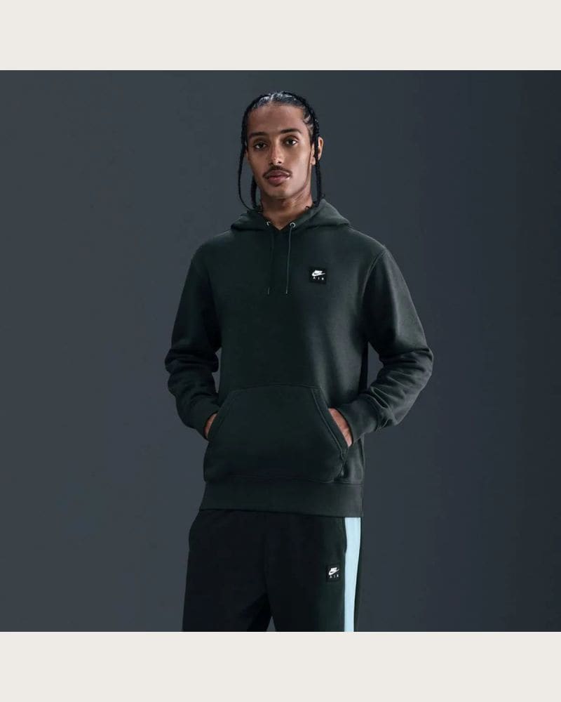Pánska mikina s kapucňou NIKE M NK AIR PO HOODIE SEAWEED – fotka 3