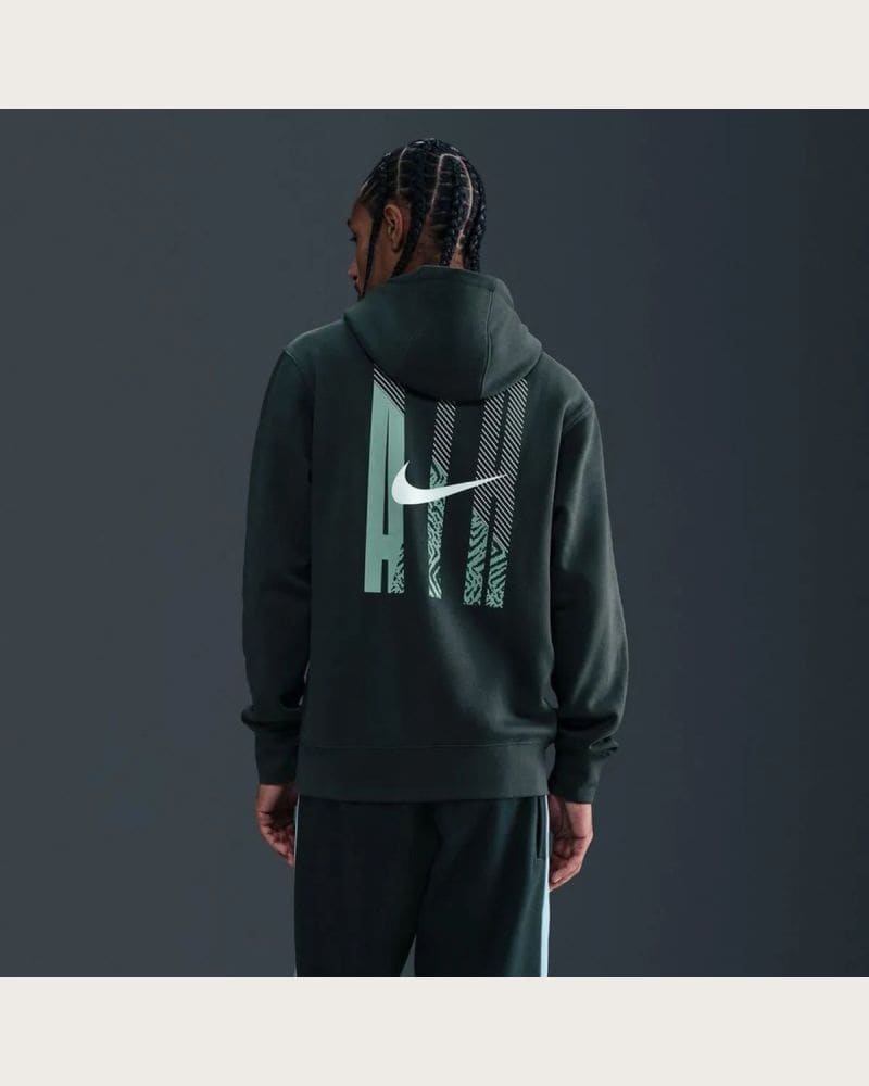 Pánska mikina s kapucňou NIKE M NK AIR PO HOODIE SEAWEED – fotka 5