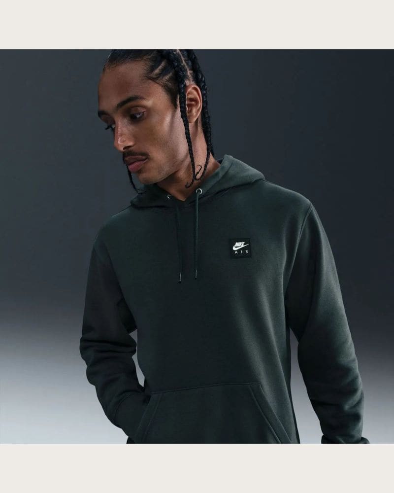 Pánska mikina s kapucňou NIKE M NK AIR PO HOODIE SEAWEED – fotka 6