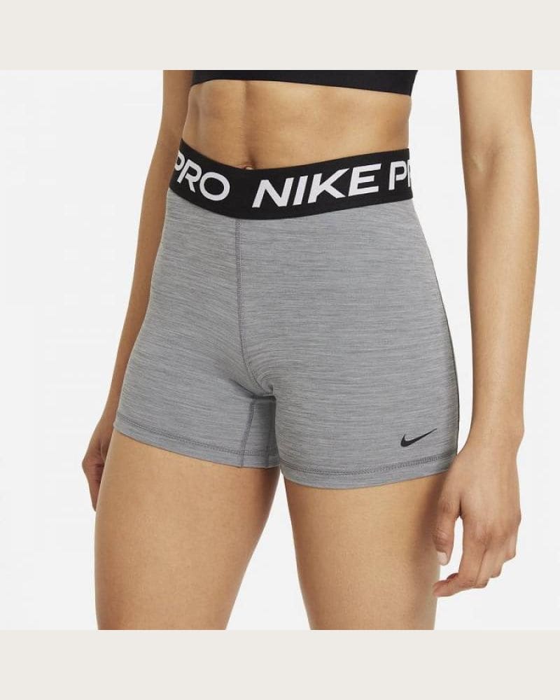 Dámske tréningové kraťasy NIKE PRO W NP 365 SHORT 5IN SMOKE GREY HTR BLACK BLACK – fotka 5