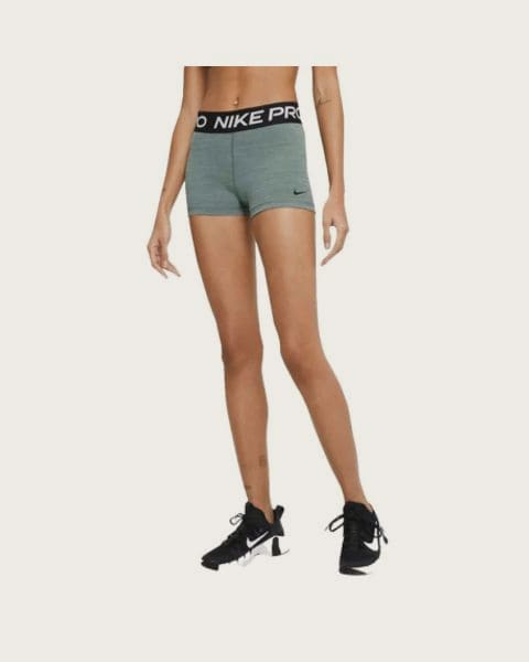 Dámske tréningové kraťasy NIKE PRO W NP 365 SHORT 3IN SMOKE GREY HTR BLACK BLACK