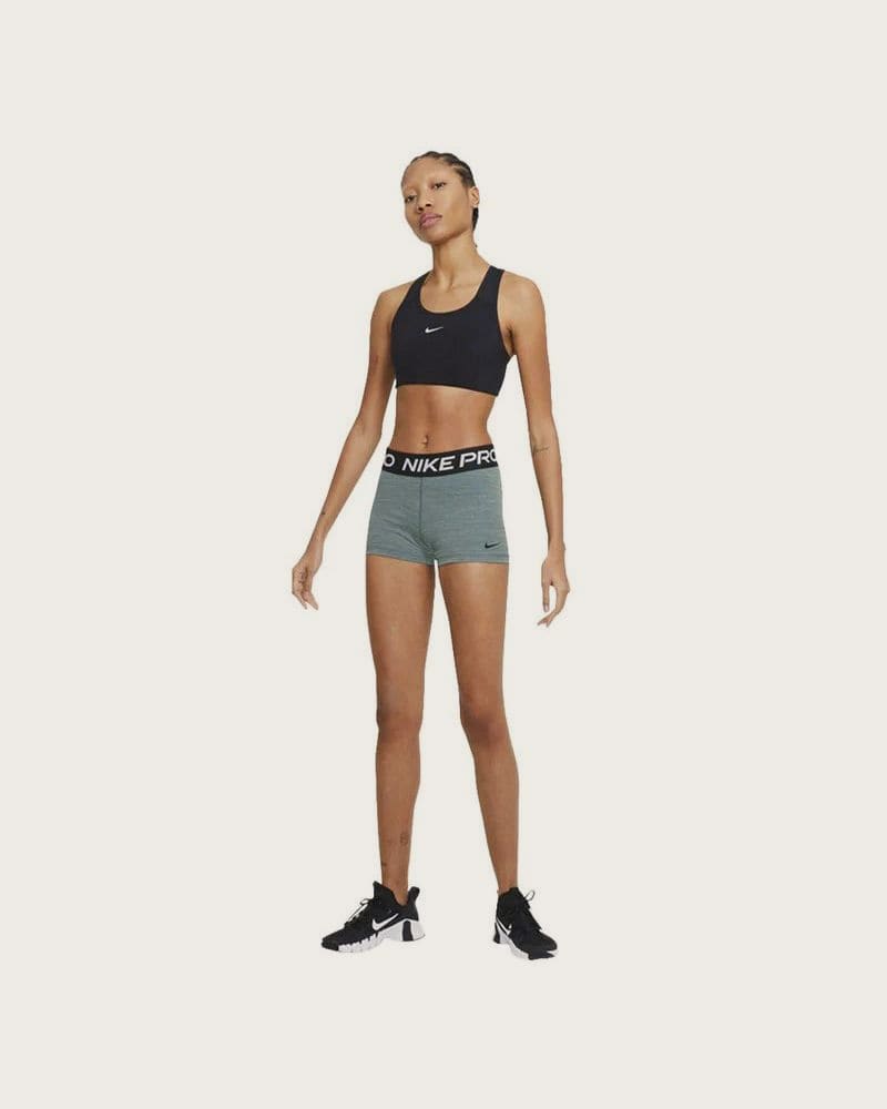 Dámske tréningové kraťasy NIKE PRO W NP 365 SHORT 3IN SMOKE GREY HTR BLACK BLACK – fotka 2