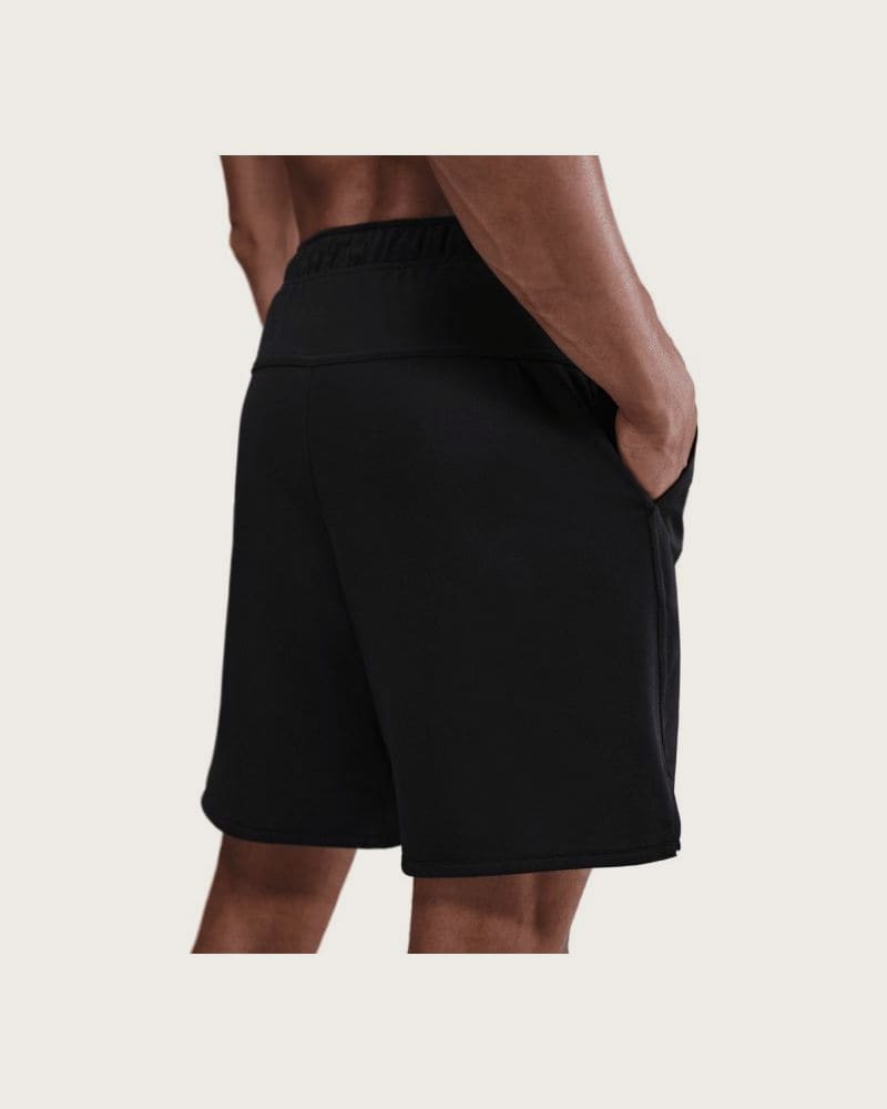 Pánske teplákové kraťasy NIKE M NK DF TOTALITY KNIT 7IN UL G BLACK WHITE – fotka 2