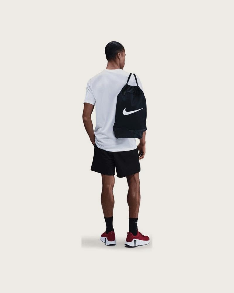 Pánske teplákové kraťasy NIKE M NK DF TOTALITY KNIT 7IN UL G BLACK WHITE – fotka 4