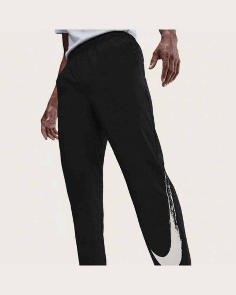 Pánske tepláky NIKE M NK DF FORM PANT ALT GFX BLACK WHITE