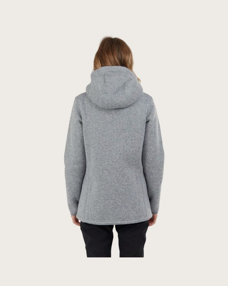 Dámska zateplená mikina so zipsom FUNDANGO Ara Fleece Jacket-745- grey heather – fotka 2