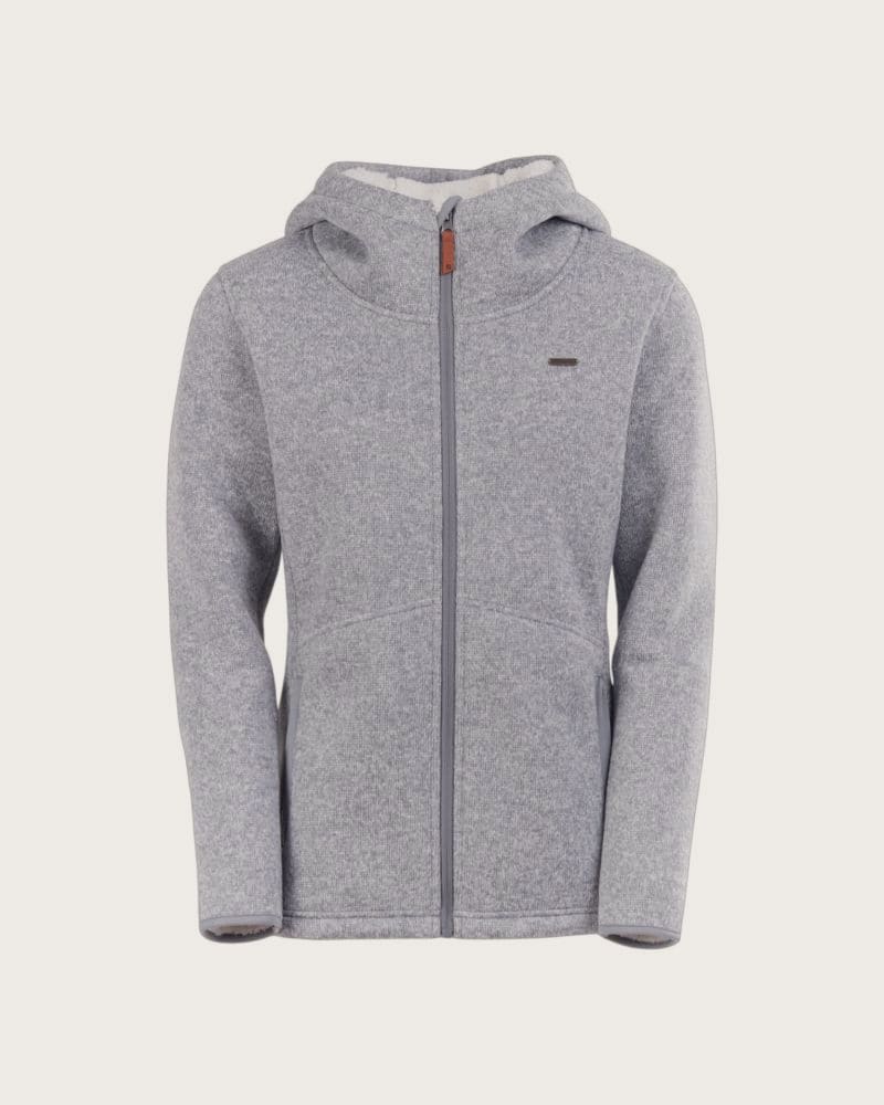 Dámska zateplená mikina so zipsom FUNDANGO Ara Fleece Jacket-745- grey heather – fotka 7