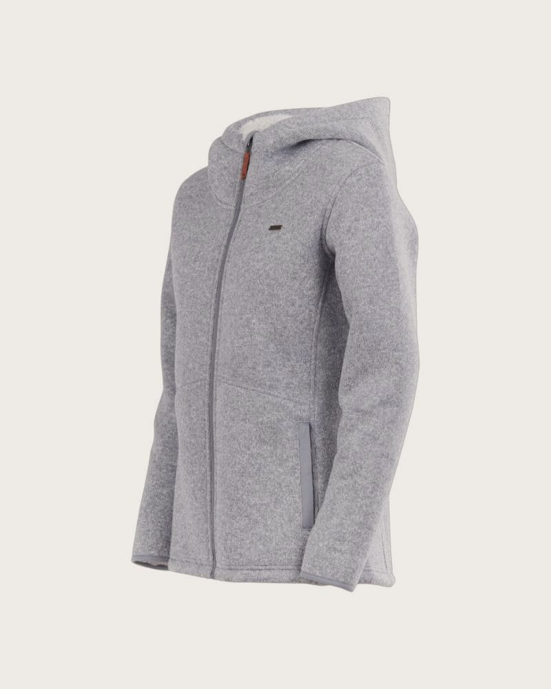 Dámska zateplená mikina so zipsom FUNDANGO Ara Fleece Jacket-745- grey heather – fotka 8