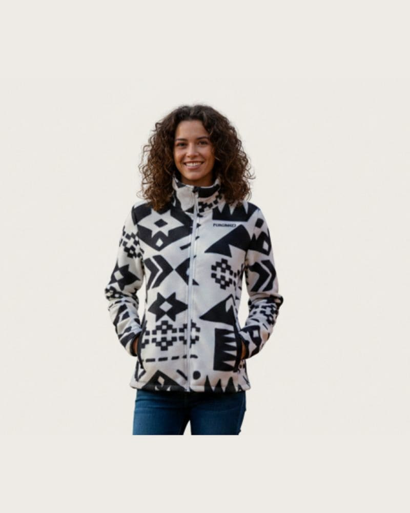 Dámska flisová mikina so zipsom FUNDANGO Serena Fleece Jacket-915- totem