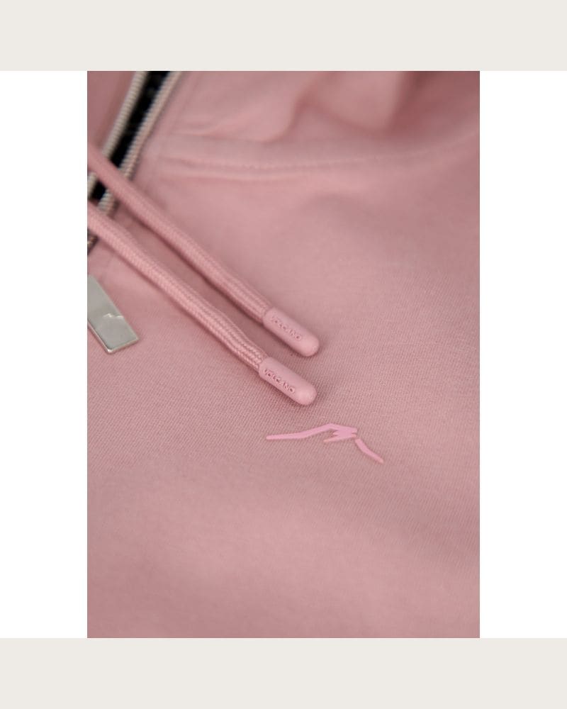 Dámska mikina so zipsom VOLCANO B-ALEXA-PINK – fotka 5
