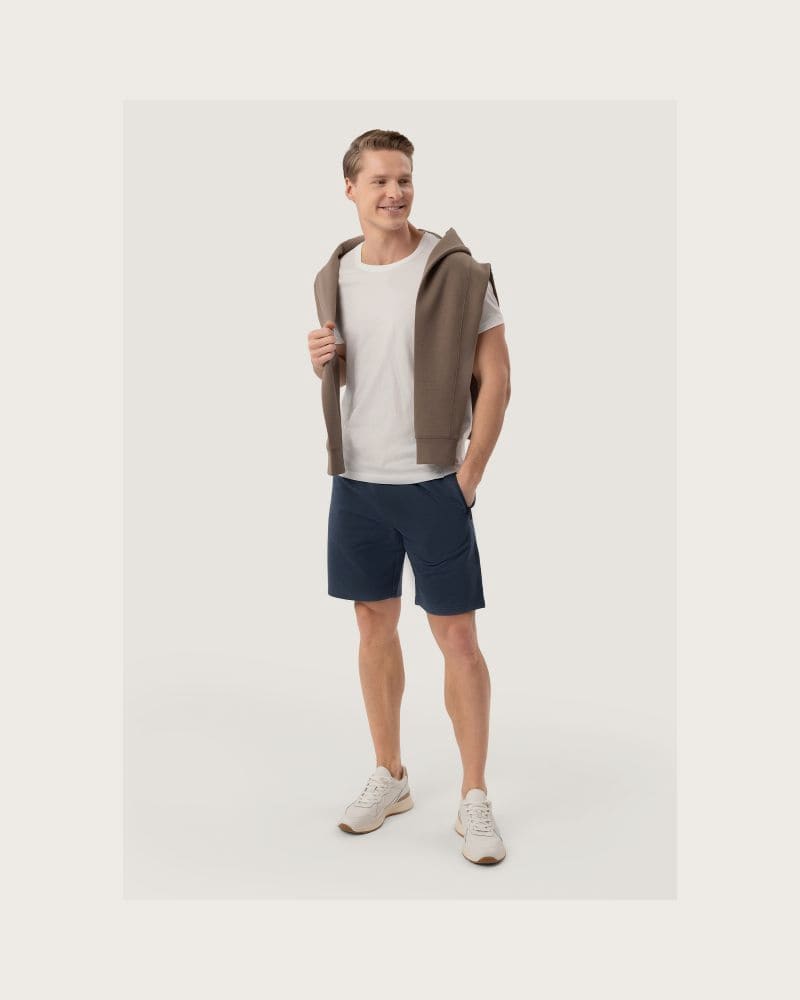 Pánske teplákové kraťasy VOLCANO M-RISSO-DENIM – fotka 2