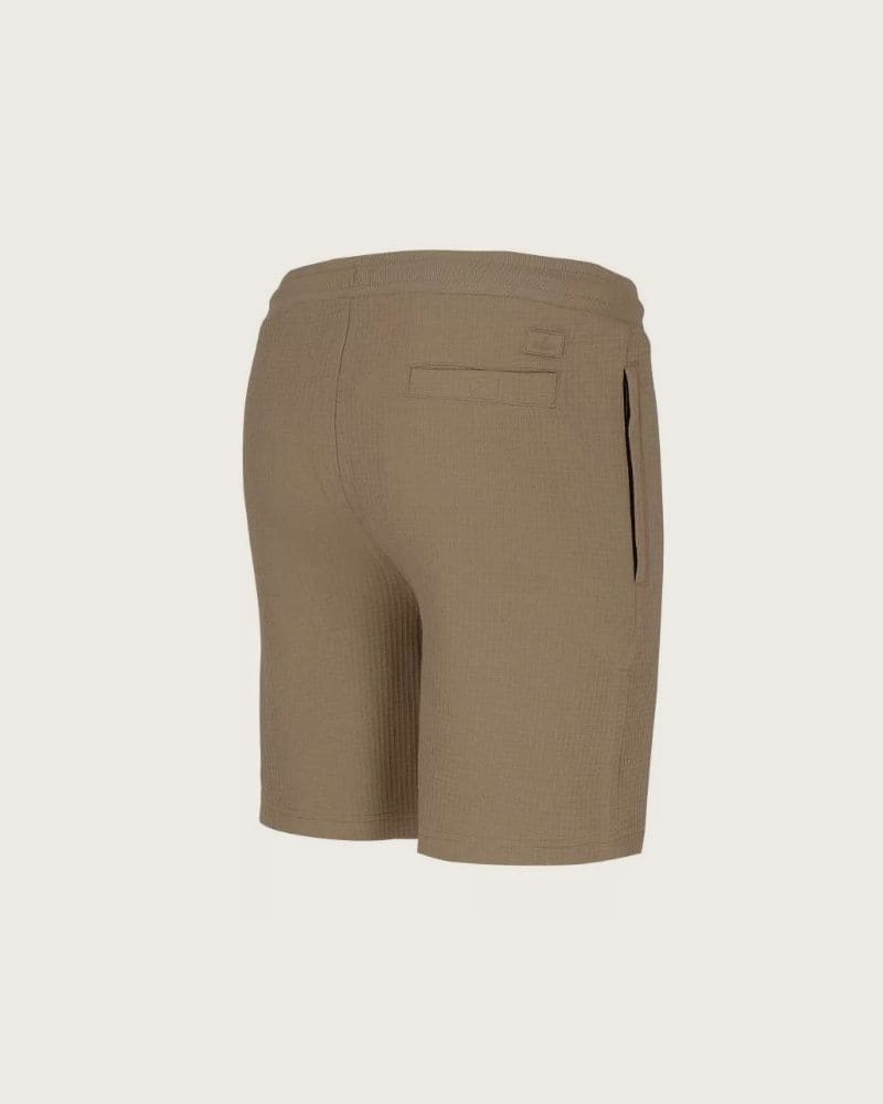 Pánske teplákové kraťasy VOLCANO M-JANI-BEIGE – fotka 5