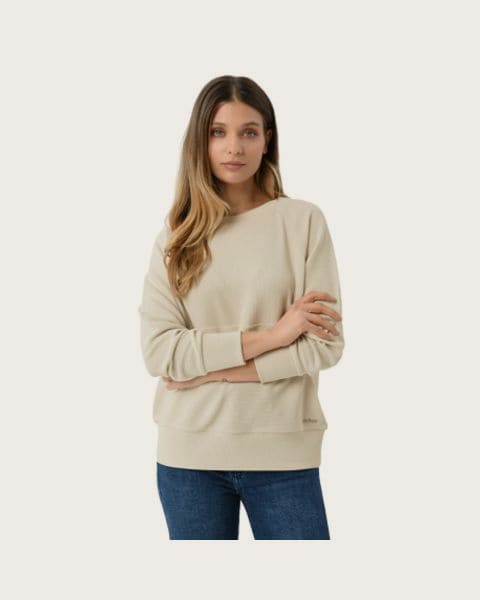 Dámska mikina VOLCANO B-MINK-CREAM
