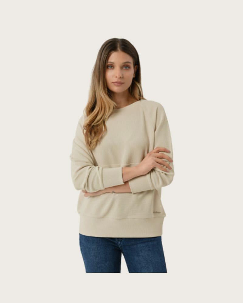 Dámska mikina VOLCANO B-MINK-CREAM