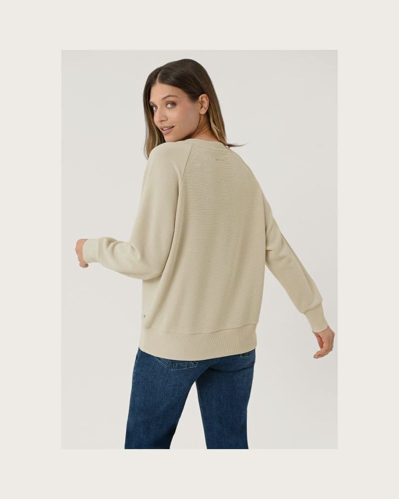 Dámska mikina VOLCANO B-MINK-CREAM – fotka 2