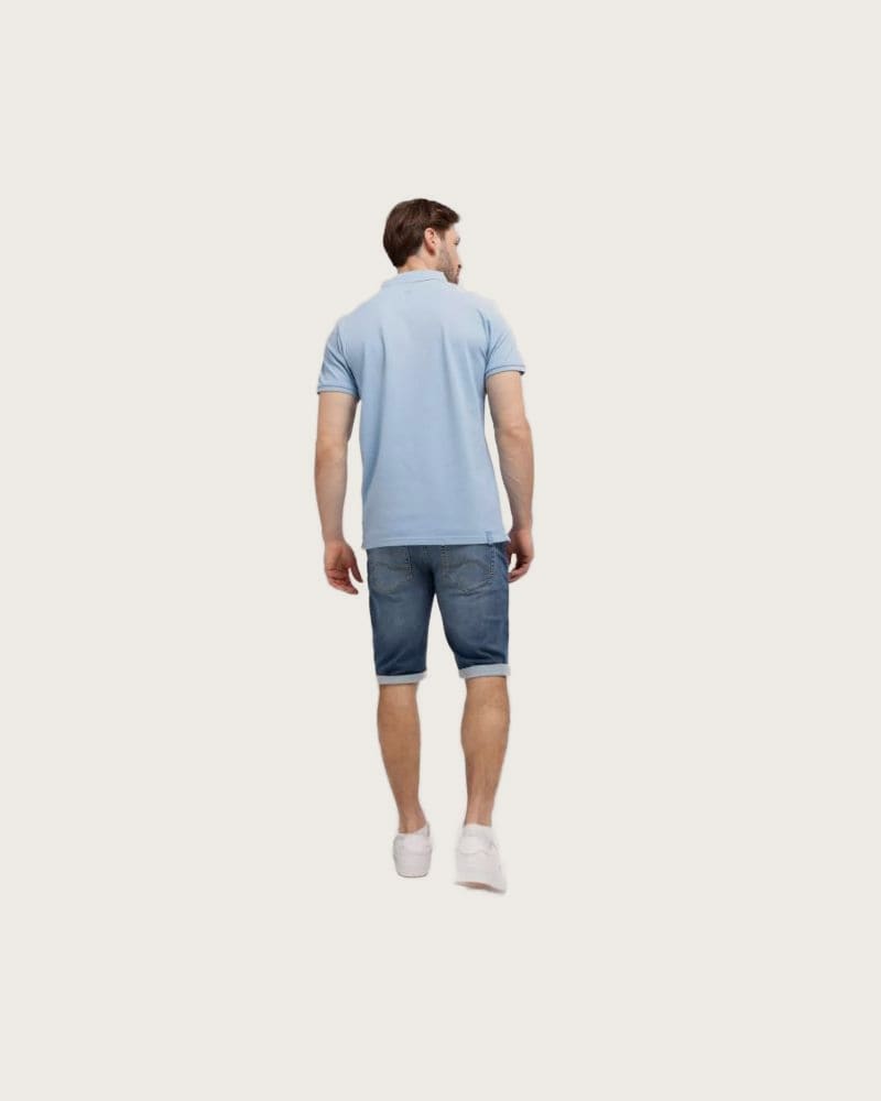 Pánske riflové kraťasy VOLCANO E-MEXT-NAVY – fotka 3
