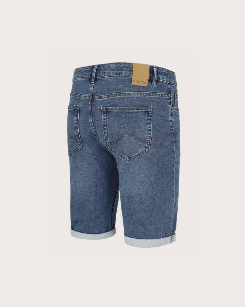 Pánske riflové kraťasy VOLCANO E-MEXT-NAVY – fotka 5