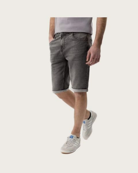 Pánske riflové kraťasy VOLCANO E-MEXT-GREY