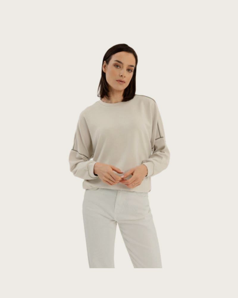 Dámska mikina VOLCANO B-KIM-BEIGE