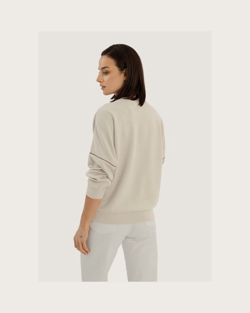 Dámska mikina VOLCANO B-KIM-BEIGE – fotka 2