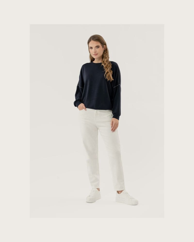 Dámska mikina VOLCANO B-KIM-DENIM – fotka 4