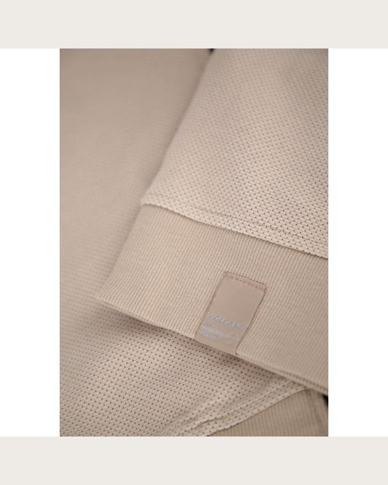 Pánska mikina so zipsom VOLCANO B-MONTERO-BEIGE – fotka 7