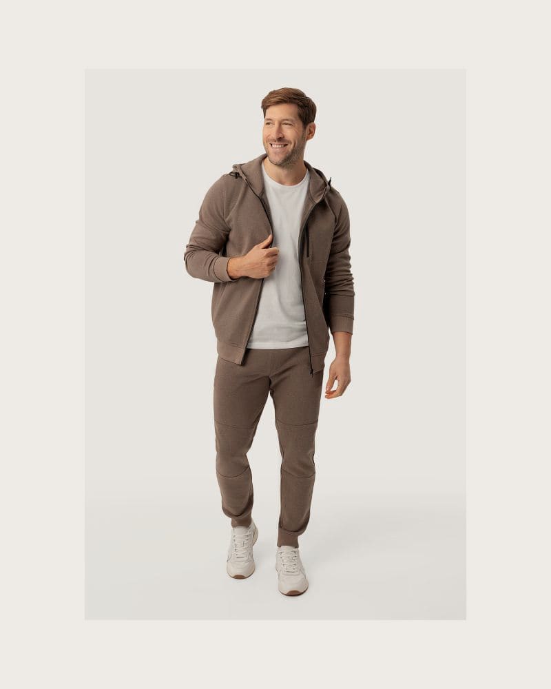 Pánske tepláky VOLCANO N-KANTON BEIGE – fotka 3