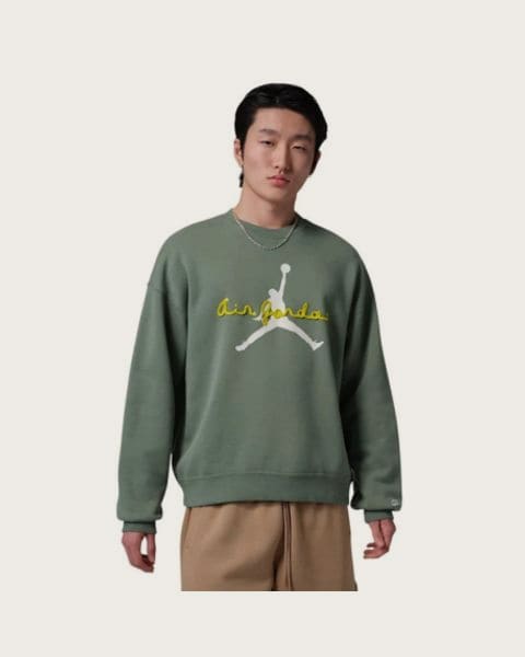 Pánska mikina s kapucňou NIKE JORDAN M J BRK AJ6 FLC CREW