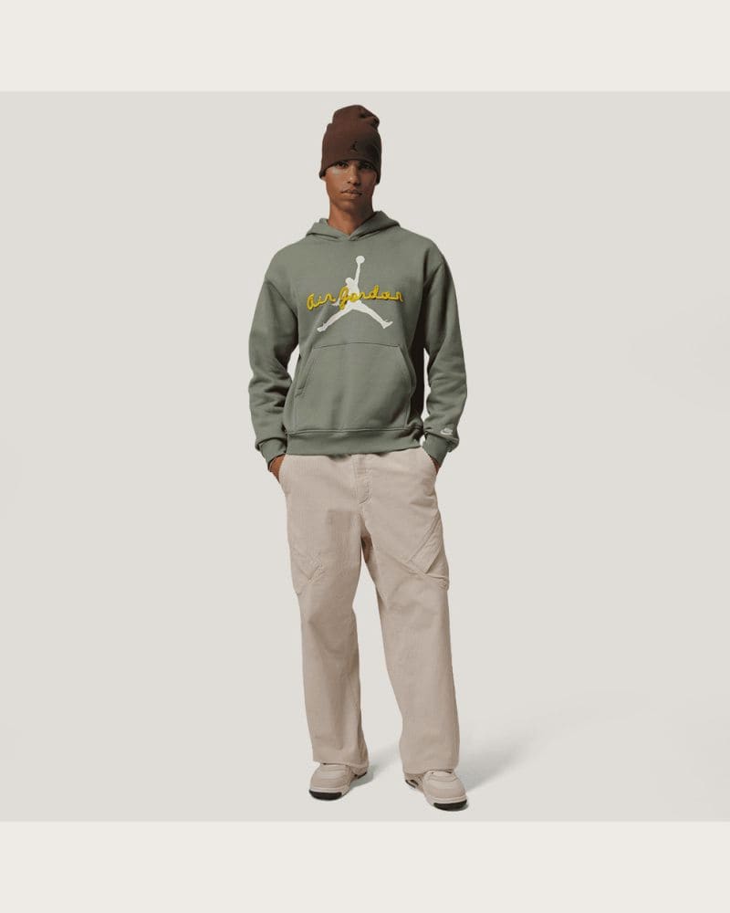 Pánska mikina s kapucňou NIKE JORDAN M J BRK FLC AJ6 PO HD BB – fotka 4