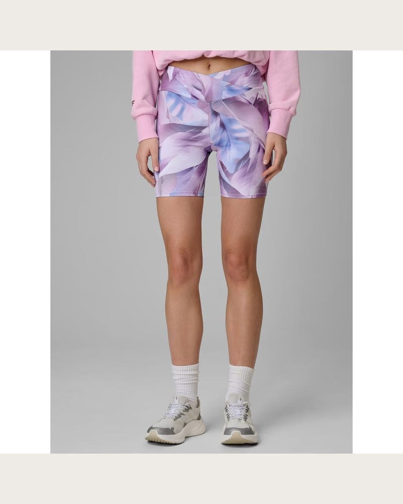 Dámske kraťasy 4F SHORT TIGHTS CAS F018-90A-MULTICOLOUR ALLOVER – fotka 2
