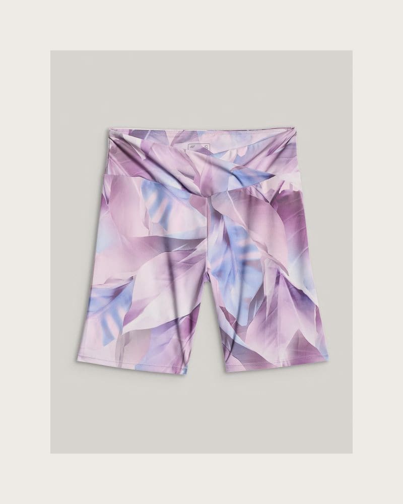 Dámske kraťasy 4F SHORT TIGHTS CAS F018-90A-MULTICOLOUR ALLOVER – fotka 8