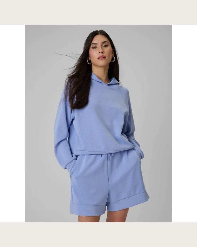 Dámska mikina s kapucňou 4F SWEATSHIRT F2183-32S-DENIM – fotka 2