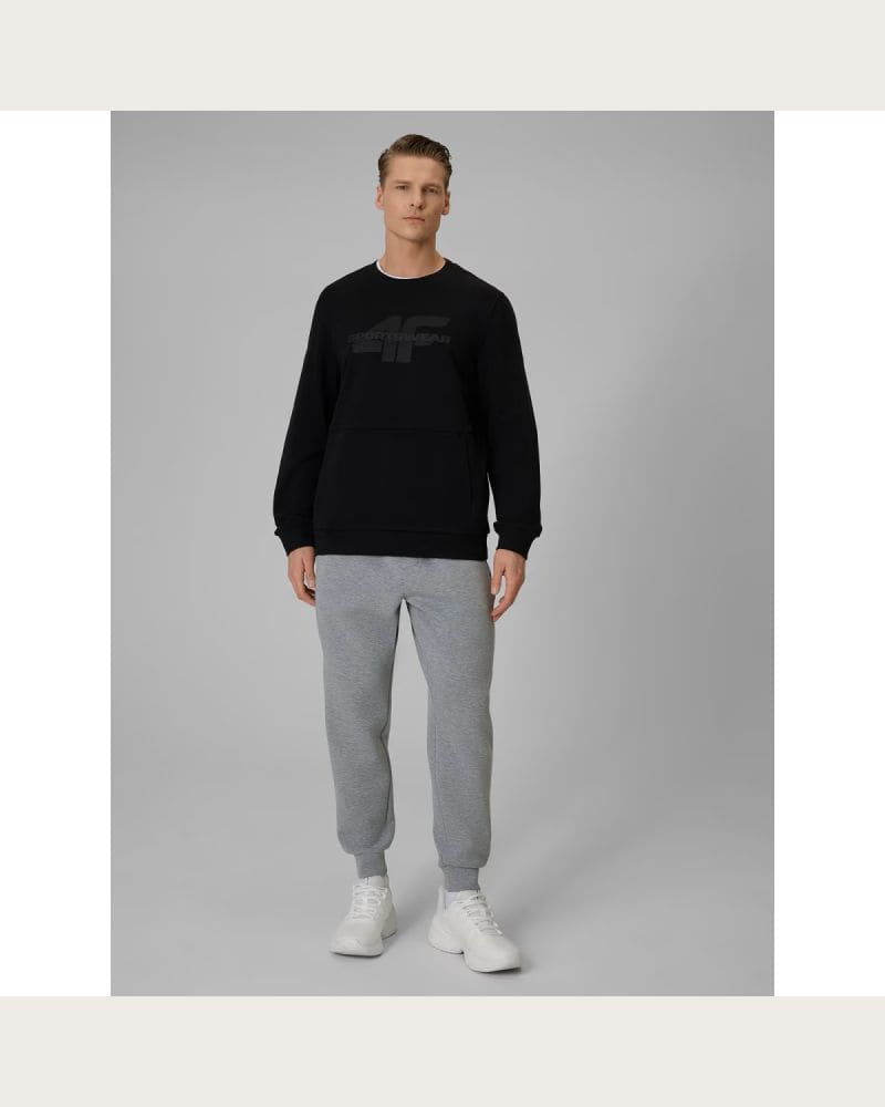 Pánska mikina 4F SWEATSHIRT M2237-20S-DEEP BLACK – fotka 5