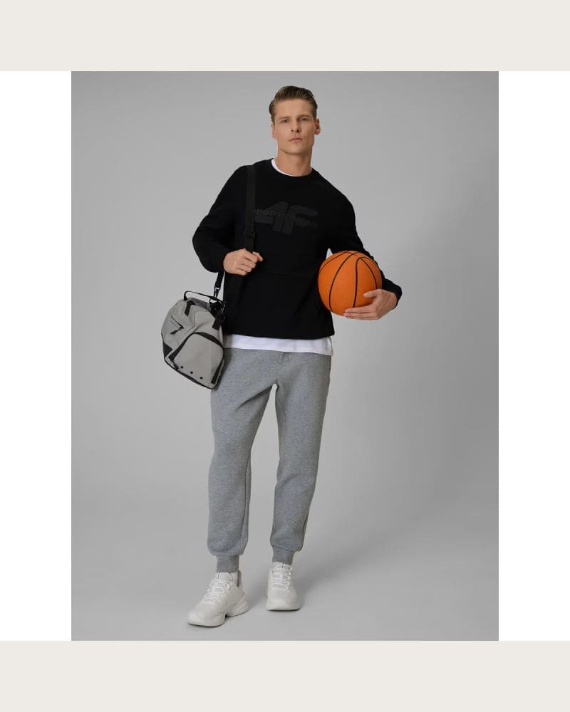 Pánska mikina 4F SWEATSHIRT M2237-20S-DEEP BLACK – fotka 6