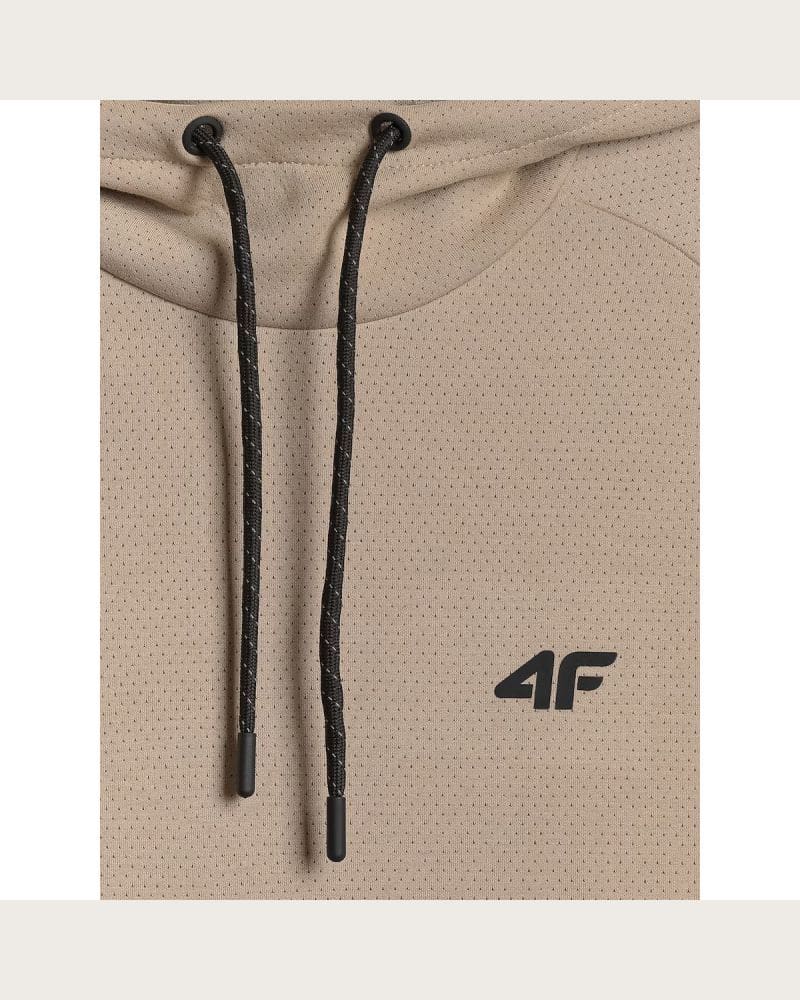Pánska mikina s kapucňou 4F SWEATSHIRT M2238-83S-BEIGE – fotka 8